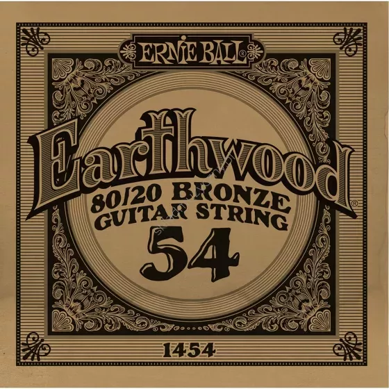 Ernie Ball Earthwood 80/20 Bronze Guitar String 1454 ][ Pojedyncza struna do gitary akustycznej .054