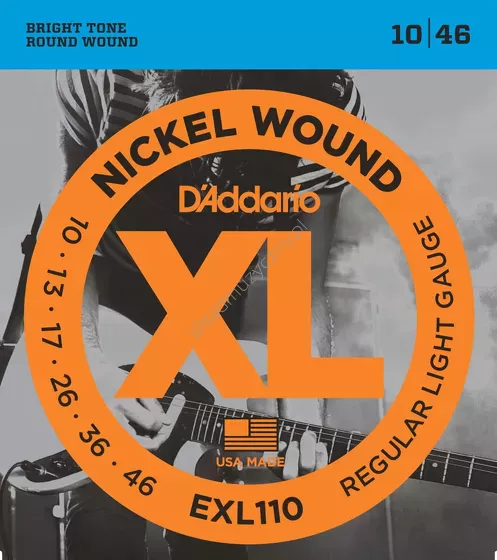 D'Addario EXL110 ][ Struny do gitary elektrycznej 10-46