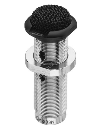JTS CM-503N/B | Mikrofon elektretowy montażowy