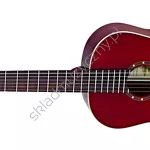 Gitara klasyczna leworęczna Ortega R121LWR czerwona przód.