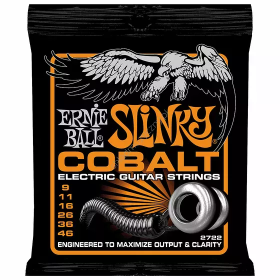 Ernie Ball 2722 Slinky Cobalt ][ Struny do gitary elektrycznej 9-46