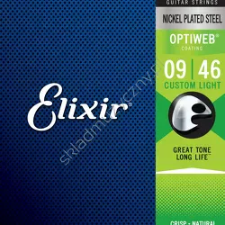 Elixir 19027 Optiweb ][ Struny do gitary elektrycznej 9-46