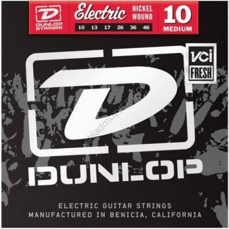 Dunlop DEN1046 || Struny do gitary elektrycznej 10-46