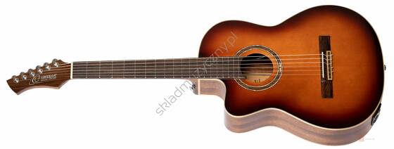 Ortega RCE238SN-FT-L || Leworęczna gitara elektro-klasyczna 4/4
