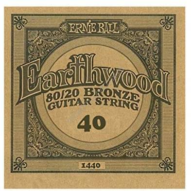 Ernie Ball Earthwood 80/20 Bronze Guitar String 1440 || Pojedyncza struna do gitary akustycznej .040