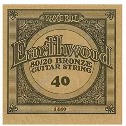 Ernie Ball Earthwood 80/20 Bronze Guitar String 1440 ][ Pojedyncza struna do gitary akustycznej .040