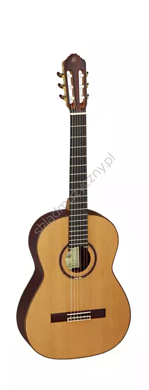 Gitara klasyczna Ortega M3CS Custom Master lity cedr i palisander przód.