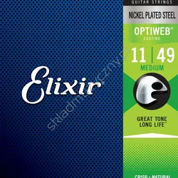 Elixir 19102 Optiweb ][ Struny do gitary elektrycznej 11-49