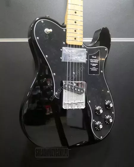 Fender Vintera 70s Telecaster Custom MN BLK ][ Gitara elektryczna