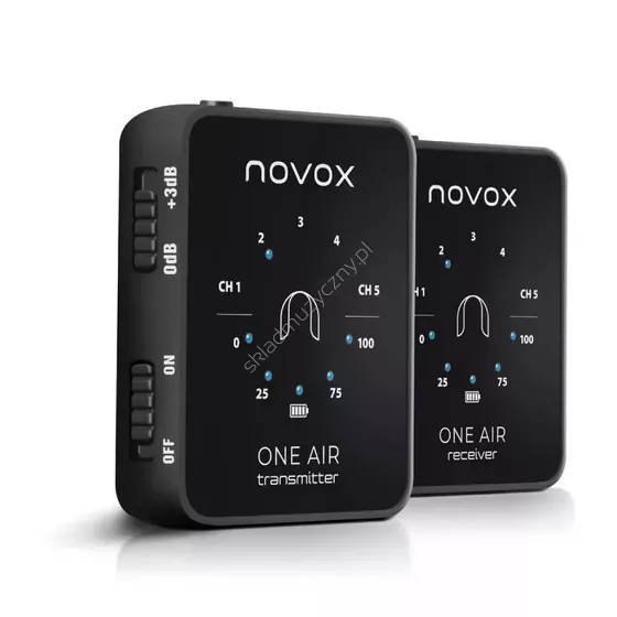 Novox One Air ][ Bezprzewodowy system mikrofonowy 2.4 GHz