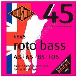 Rotosound RB45 Roto Bass || Struny do 4-strunowej gitary basowej 45-105