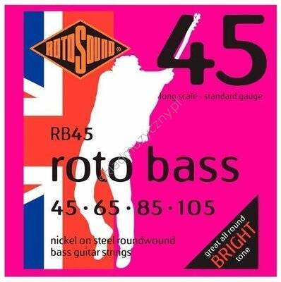 Rotosound RB45 Roto Bass | Struny do 4-strunowej gitary basowej 45-105