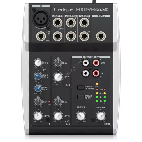 Behringer XENYX 502S ][ Analogowy mikser audio