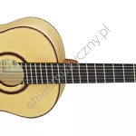 Gitara klasyczna Ortega M6CS Custom Master lity świerk i jawor przód poziomo.
