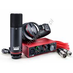 Focusrite Scarlett Solo Studio || Interfejs audio USB ze słuchawkami i mikrofonem