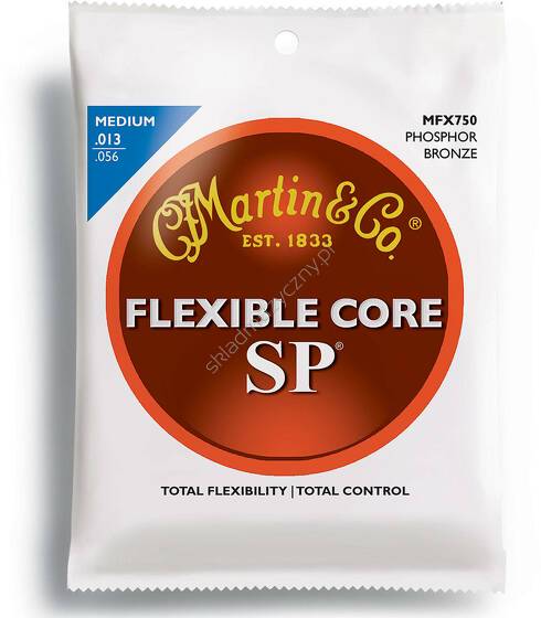 Martin MFX750 Flexible Core SP | Struny do gitary akustycznej 13-56