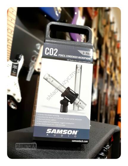 Samson C02 pair | Para mikrofonów pojemnościowych