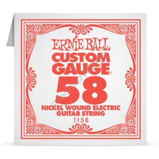 Ernie Ball Custom Gauge 1158 | Pojedyncza struna do gitary elektrycznej .058