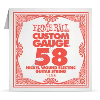 Ernie Ball Custom Gauge 1158 ][ Pojedyncza struna do gitary elektrycznej .058