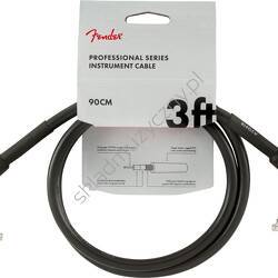 Fender Professional Cable BLK | Kabel instrumentalny Jack łamany / Jack łamany 0.9m