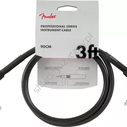 Fender Professional Cable BLK ][ Kabel instrumentalny Jack łamany / Jack łamany 0.9m
