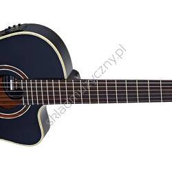Ortega RCE138-T4BK || Gitara elektro-klasyczna z wąskim kopusem