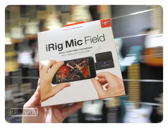 IK Multimedia iRig Mic Field ][ Mikrofon pojemnościowy dla iOS
