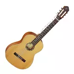 Gitara klasyczna Ortega R131SN wąski gryf top lity cedr front.