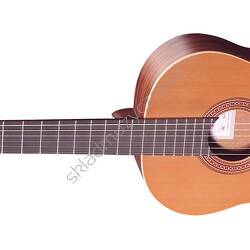 Ortega R180L Lity cedr i bubinga | Leworęczna gitara klasyczna wykonana w Hiszpanii