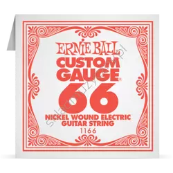 Ernie Ball Custom Gauge 1166 ][ Pojedyncza struna do gitary elektrycznej .066