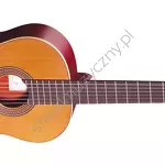 Gitara klasyczna Ortega R200SN lity cedr i palo-rojo wąski gryf przód.