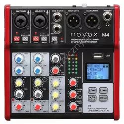 Novox M4 MkII ][ Mikser audio z USB i Bluetooth