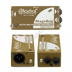 Radial SB-4 Piezo ][ Aktywny Direct Box dla przetworników piezo