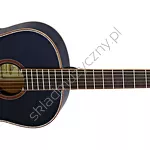 Gitara klasyczna Ortega R221SNBK wąski gryf czarna przód.