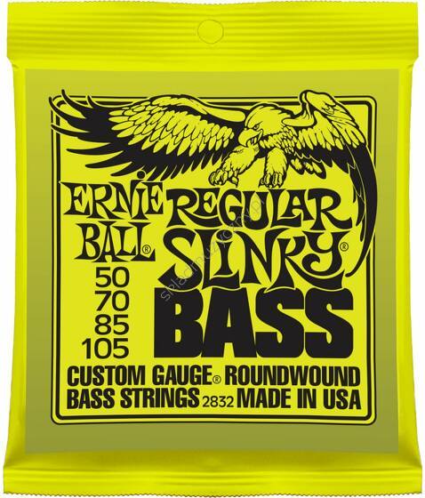 Ernie Ball 2832 Regular Slinky Bass | Struny do 4-strunowej gitary basowej 50-105