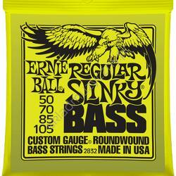 Ernie Ball 2832 Regular Slinky Bass | Struny do 4-strunowej gitary basowej 50-105