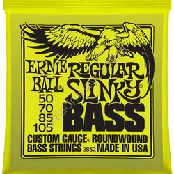 Ernie Ball 2832 Regular Slinky Bass ][ Struny do 4-strunowej gitary basowej 50-105