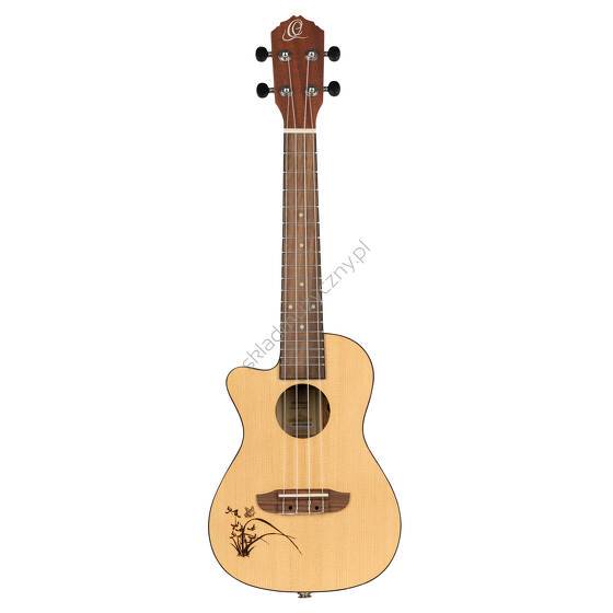 Ortega RU5CE-L || Leworęczne ukulele koncertowe z elektroniką
