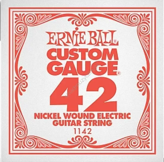 Ernie Ball Custom Gauge 1142 ][ Pojedyncza struna do gitary elektrycznej .042