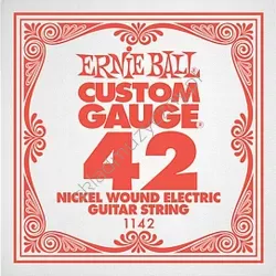 Ernie Ball Custom Gauge 1142 ][ Pojedyncza struna do gitary elektrycznej .042