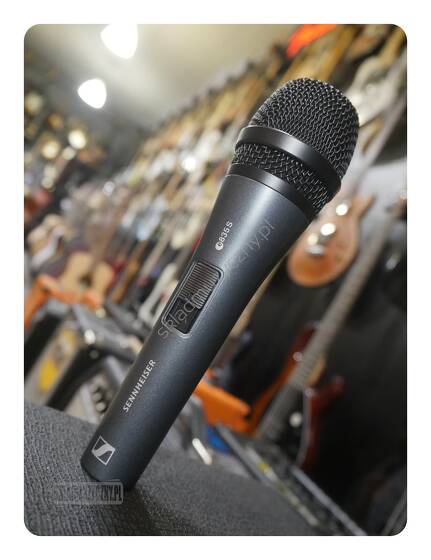 Sennheiser e835-S | Mikrofon dynamiczny do wokalu z wyłącznikiem