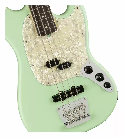 Fender American Performer Mustang Bass RW SATIN SFG ][ 4-strunowa gitara basowa