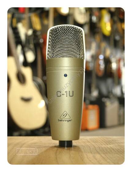 Behringer C-1U || Pojemnościowy mikrofon studyjny USB