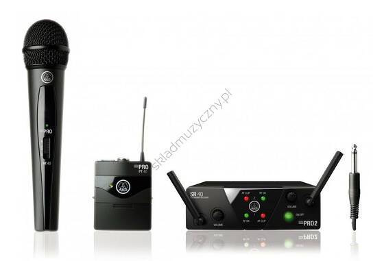 AKG WMS40 Mini2 Mix Set BD ISM2/3 || System bezprzewodowy z mikrofonem do ręki i bodypackiem