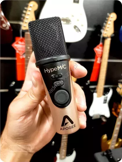 Apogee HypeMiC ][ Pojemnościowy mikrofon studyjny na USB i Lighting