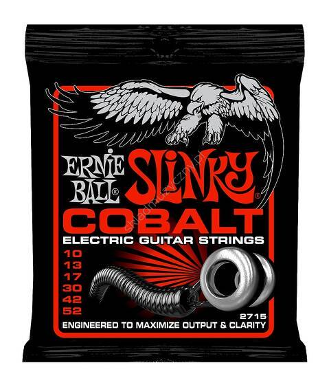 Ernie Ball 2715 Slinky Cobalt | Struny do gitary elektrycznej 10-52