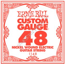 Ernie Ball Custom Gauge 1148 | Pojedyncza struna do gitary elektrycznej .048