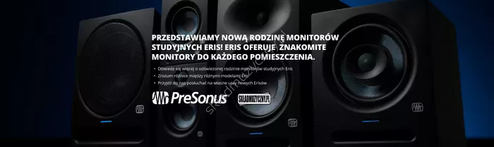 Nowe monitory Presonus z serii Eris: Rewolucja w świecie dźwięku studyjnego.